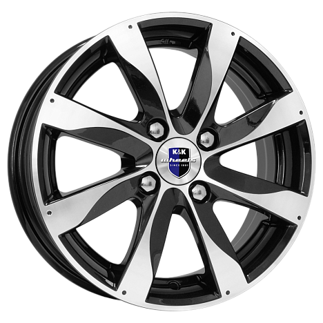K&K Джемини 6x15 4*100 Et:48 Dia:60,1 алмаз черный K&K Джемини 6x15 4*100 Et:48 Dia:60,1 алмаз черный