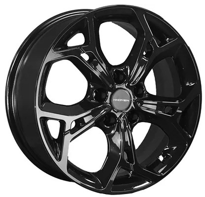 Khomen 1702 7x17 5*108 Et:50 Dia:63,35 Black Khomen 1702 7x17 5*108 Et:50 Dia:63,35 Black