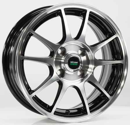 Megami MGM-5 6x14 4*100 Et:35 Dia:67,1 bkf Megami MGM-5 6x14 4*100 Et:35 Dia:67,1 bkf