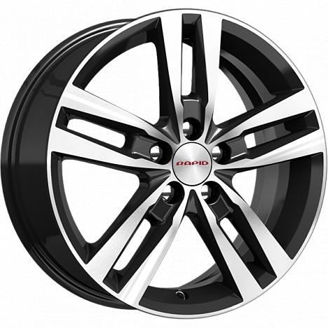 K&K Rassvet 6,5x16 5*112 Et:50 Dia:57,1 Алмаз чёрный K&K Rassvet 6,5x16 5*112 Et:50 Dia:57,1 Алмаз чёрный