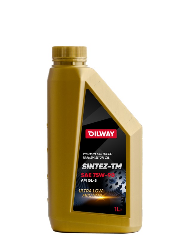 Масло трансмиссионное Oilway Sintez-TM GL-5 75W-90 1 л канистра Масло трансмиссионное Oilway Sintez-TM GL-5 75W-90 1 л канистра