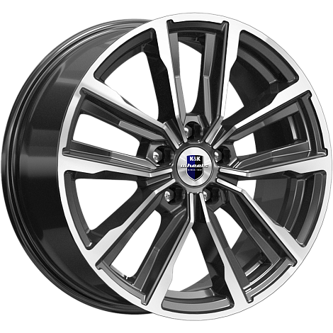 K&K Лацио 7,5x17 5*114,3 Et:40 Dia:66,1 Алмаз черный K&K Лацио 7,5x17 5*114,3 Et:40 Dia:66,1 Алмаз черный