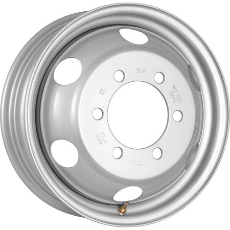 TOPU (SRW) 3165588 1500 кг 5,5x16 6*170 Et:106 Dia:130 Silver TOPU (SRW) 3165588 1500 кг 5,5x16 6*170 Et:106 Dia:130 Silver