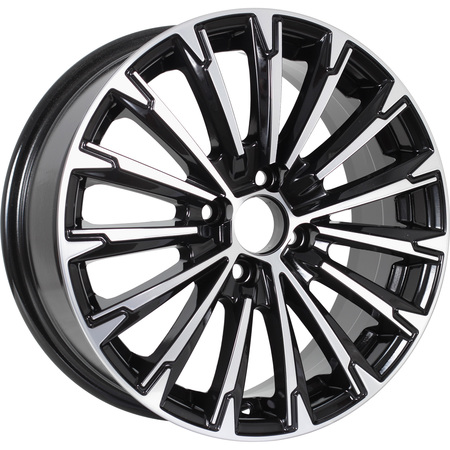 KDW KD1610 6,5x16 5*114,3 Et:50 Dia:66,1 Black_Front_Polished KDW KD1610 6,5x16 5*114,3 Et:50 Dia:66,1 Black_Front_Polished