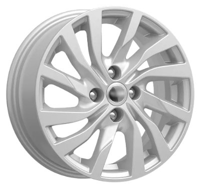 KDW KD1546 6x15 4*100 Et:40 Dia:60,1 Silver_Painted KDW KD1546 6x15 4*100 Et:40 Dia:60,1 Silver_Painted