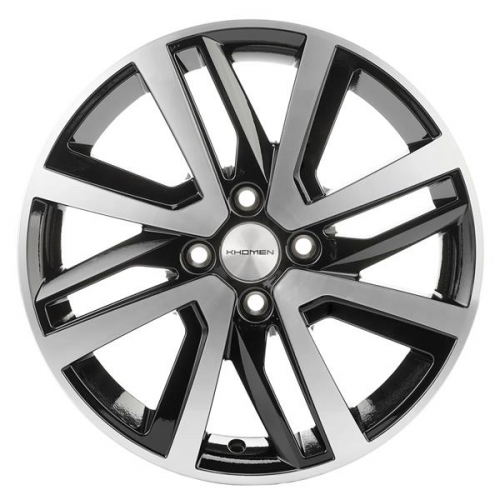 Khomen 1609 6x16 4*100 Et:46 Dia:54,1 BLACK-FP Khomen 1609 6x16 4*100 Et:46 Dia:54,1 BLACK-FP