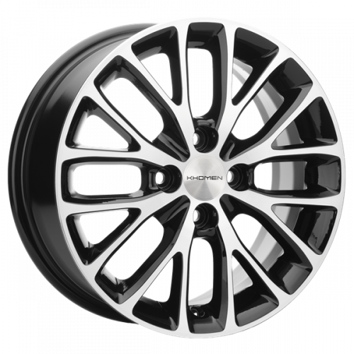Khomen 1506 6x15 4*100 Et:48 Dia:54,1 BLACK-FP Khomen 1506 6x15 4*100 Et:48 Dia:54,1 BLACK-FP