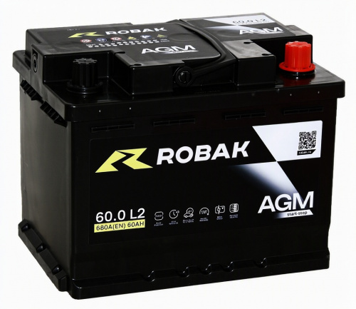 АКБ Robak AGM 60 Ач о/п
