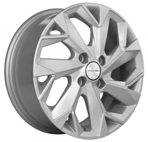 Khomen 1402 5,5x14 4*100 Et:43 Dia:60,1 F-Silver Khomen 1402 5,5x14 4*100 Et:43 Dia:60,1 F-Silver