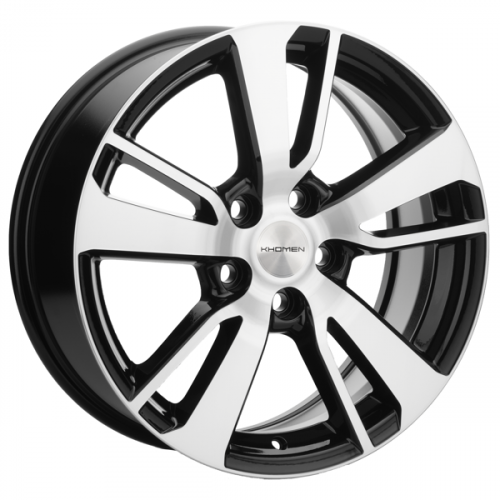 Khomen 1704 7x17 5*114,3 Et:37 Dia:66,5 Black-FP Khomen 1704 7x17 5*114,3 Et:37 Dia:66,5 Black-FP