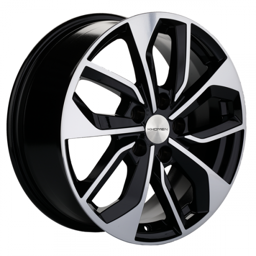 Khomen 1703 7x17 5*112 Et:40 Dia:57,1 BLACK-FP Khomen 1703 7x17 5*112 Et:40 Dia:57,1 BLACK-FP