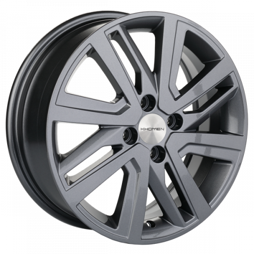 Khomen 1609 6x16 4*100 Et:46 Dia:54,1 Gray Khomen 1609 6x16 4*100 Et:46 Dia:54,1 Gray