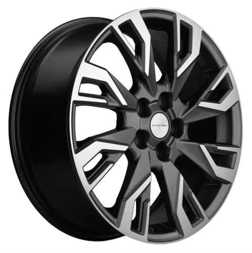 Khomen 1809 7x18 5*110 Et:35 Dia:67,1 Gray-FP Khomen 1809 7x18 5*110 Et:35 Dia:67,1 Gray-FP