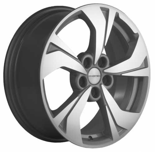 Khomen 1724 7x17 5*114,3 Et:40 Dia:66,1 F-Silver-FP Khomen 1724 7x17 5*114,3 Et:40 Dia:66,1 F-Silver-FP