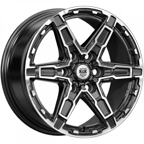 K&K Дистрикт 8x18 6*139,7 Et:42 Dia:75,1 алмаз чёрный K&K Дистрикт 8x18 6*139,7 Et:42 Dia:75,1 алмаз чёрный