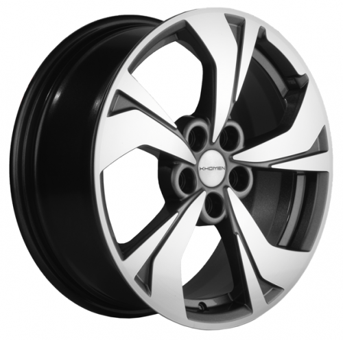 Khomen 1724 7x17 5*114,3 Et:37 Dia:66,5 Gray-FP Khomen 1724 7x17 5*114,3 Et:37 Dia:66,5 Gray-FP