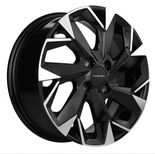 Khomen 1508 6x15 4*98 Et:35 Dia:58,6 Black-FP Khomen 1508 6x15 4*98 Et:35 Dia:58,6 Black-FP