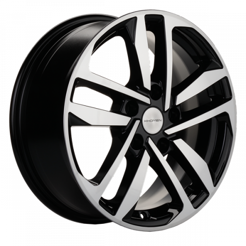 Khomen 1612 6,5x16 5*114,3 Et:45 Dia:60,1 Black-FP Khomen 1612 6,5x16 5*114,3 Et:45 Dia:60,1 Black-FP